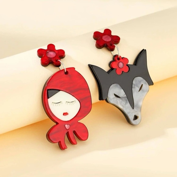 Jewelry - Little Red Riding Hood Earrings